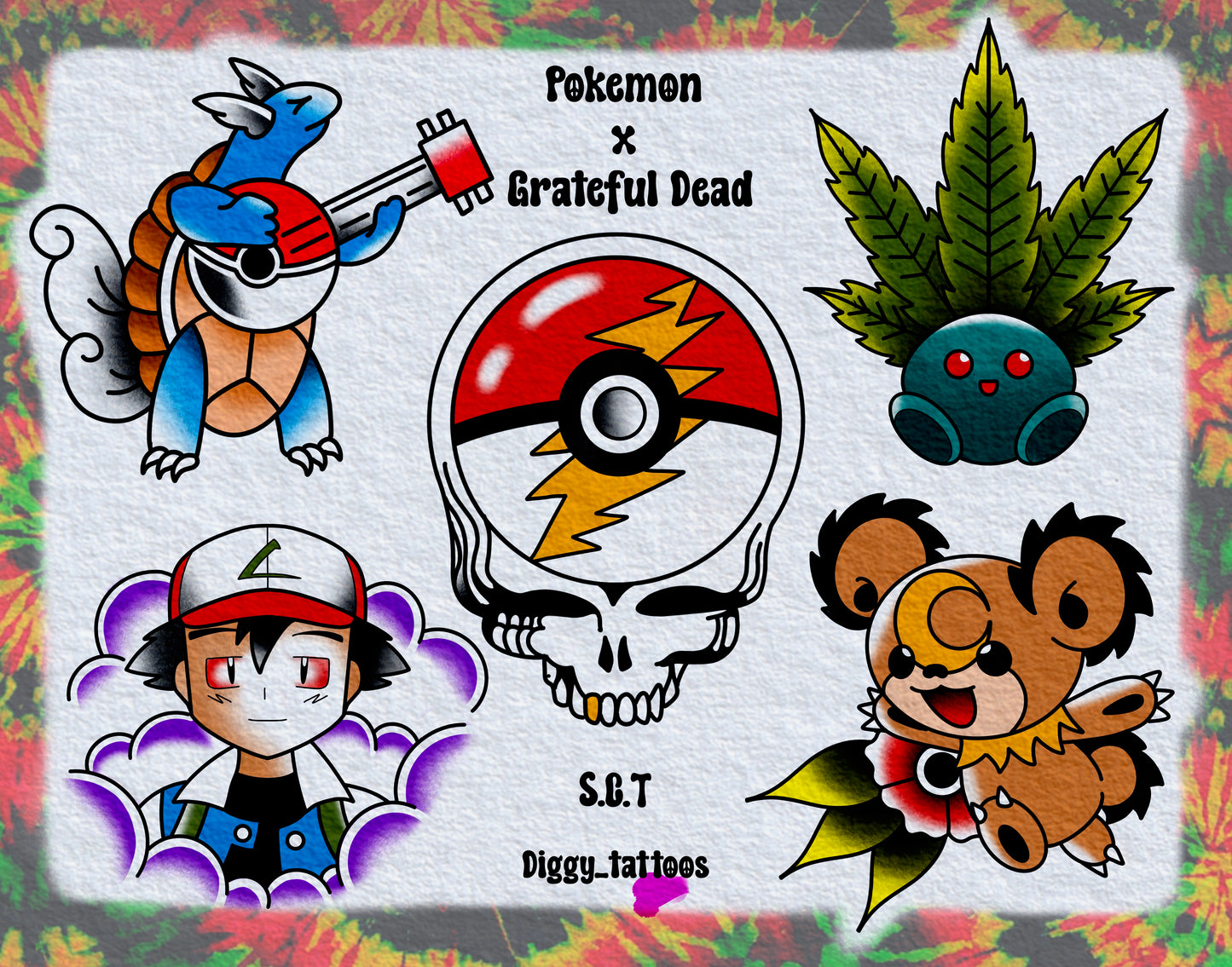 Pokémon x Grateful Dead Flash