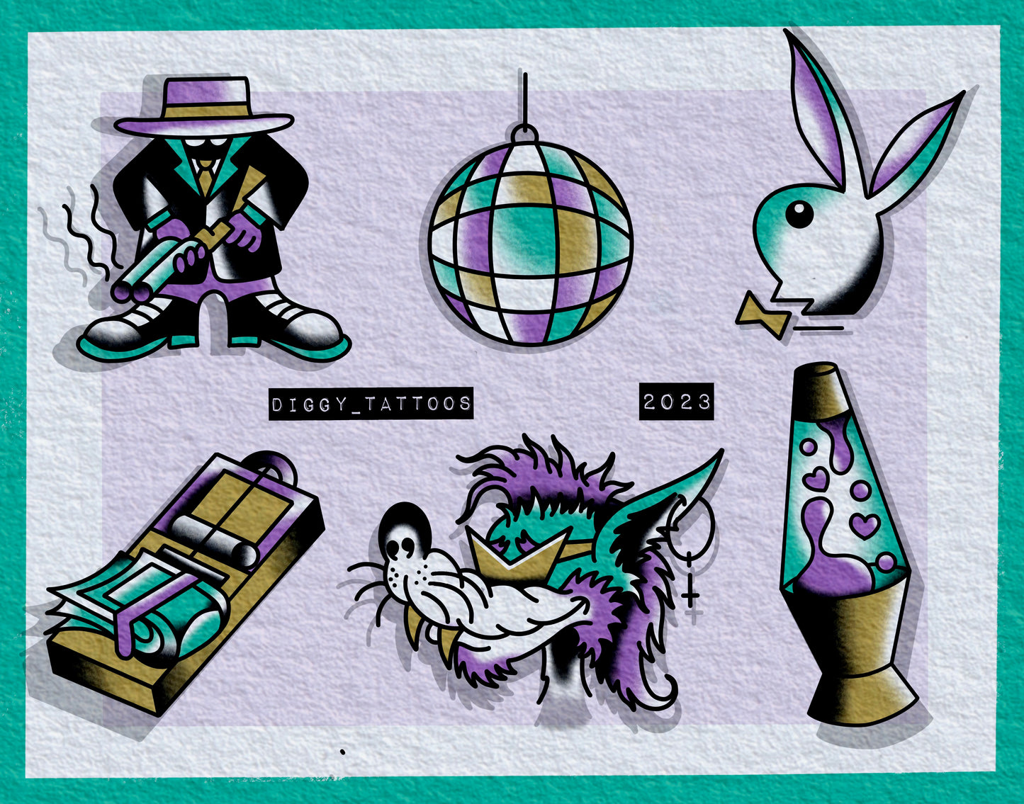80s wave print sheet!