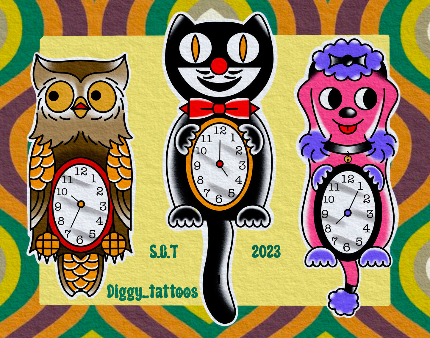 Time ticks on sheet!