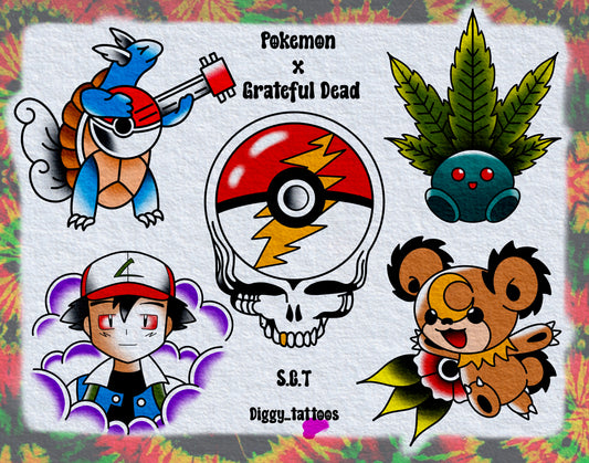Pokémon x Grateful Dead Flash