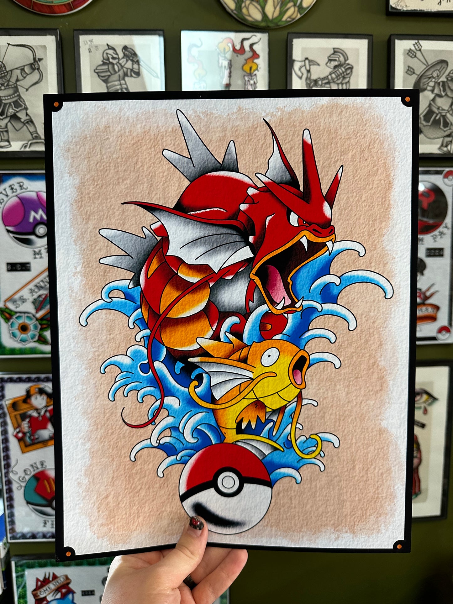 Gyarados and Magikarp print!
