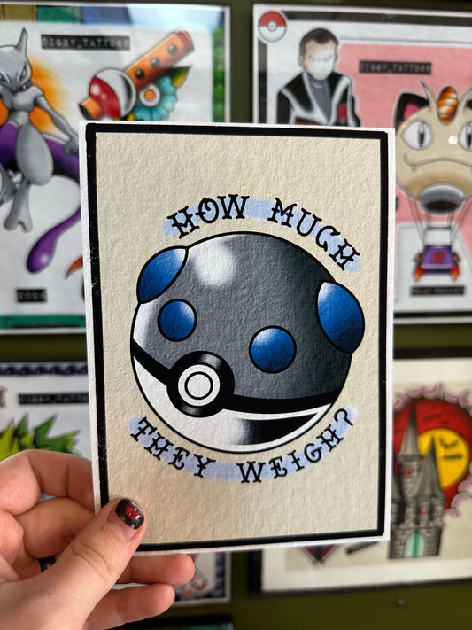 Heavy ball print